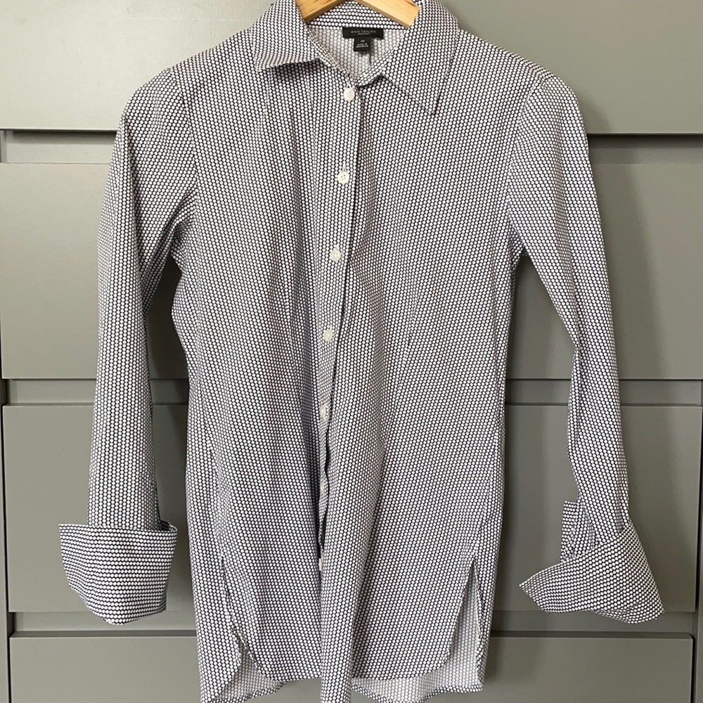 Ann Taylor Button Down Blouse